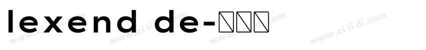 lexend de字体转换